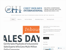 Tablet Screenshot of blog-chetholmes.com